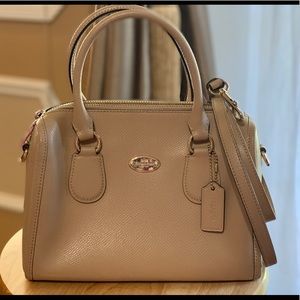 CROSSGRAIN LEATHER MINI BENNETT SATCHEL